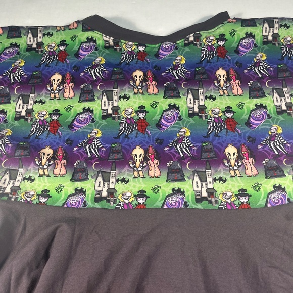 Gray Beetlejuice Fit n’ flare top. Size S. Made in Washington! - Picture 7 of 8